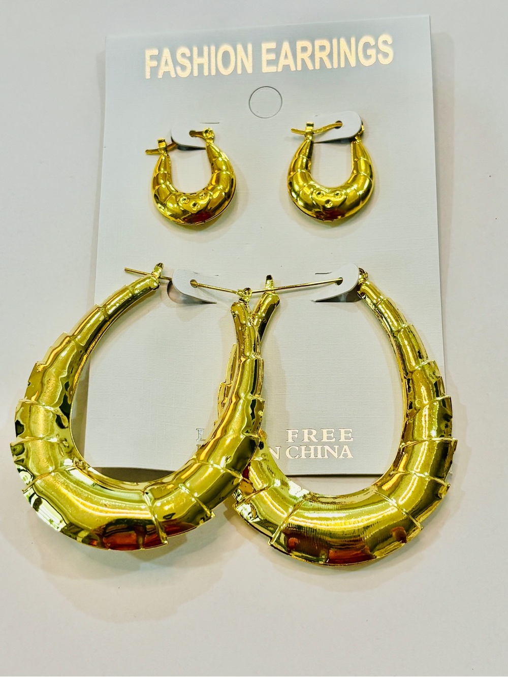 Gold Hoop Set - Women Jewelry